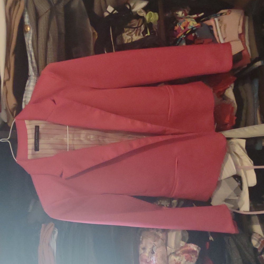 Zara | 100% Agolda Cotton Suit Jacket